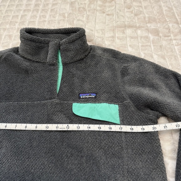 Patagonia Large Gray Re-Tool Snap T Fleece Pullover ~ Classic Preppy Outdoor - Picture 5 of 8